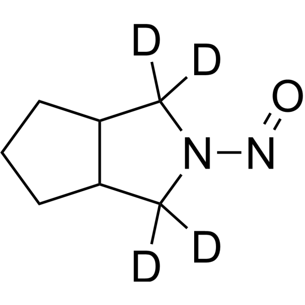 N-Nitroso-3-azabicyclo[3.3.0]octane-d4 Structure