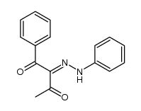 1-phenyl-butane-1,2,3-trione-2-phenylhydrazone Structure