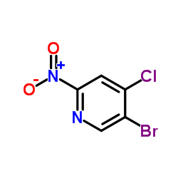 5-Bromo-4-chloro-2-nitropyridine Structure