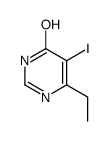 6-ethyl-5-iodo-1H-pyrimidin-4-one结构式