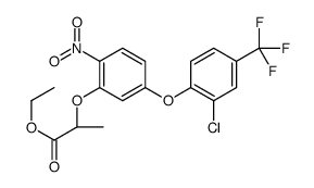 ethyl (2S)-2-[5-[2-chloro-4-(trifluoromethyl)phenoxy]-2-nitrophenoxy]propanoate结构式