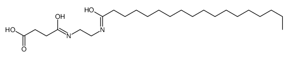 4-[2-(octadecanoylamino)ethylamino]-4-oxobutanoic acid Structure