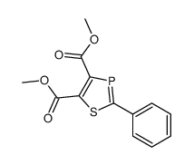dimethyl 2-phenyl-1,3-thiaphosphole-4,5-dicarboxylate结构式