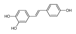 3',4',4-trihydroxystilbene Structure