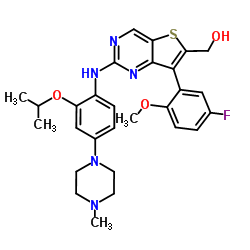ALK kinase inhibitor-1结构式