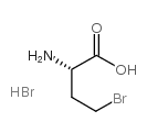 L(+)-2-氨基-4-溴丁酸氢溴酸盐结构式