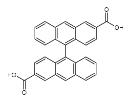 9,9'-bianthryl-3,3'-dicarboxylic acid结构式