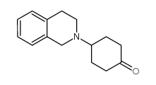 4-(3,4-二氢-2(1H)-异喹啉基)环己酮结构式