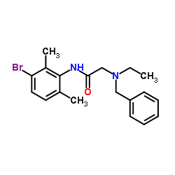 N2-Benzyl-N-(3-bromo-2,6-dimethylphenyl)-N2-ethylglycinamide结构式