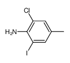 2-chloro-6-iodo-4-methylaniline Structure