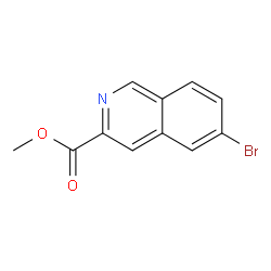6-溴异喹啉-3-甲酸甲酯结构式