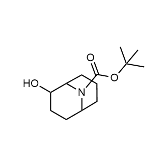 2-羟基-9-氮杂双环螺[3.3.1]壬烷-9-羧酸叔丁酯结构式