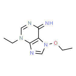 6H-Purin-6-imine,7-ethoxy-3-ethyl-3,7-dihydro-(9CI)结构式