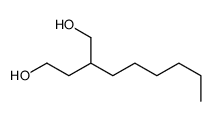 1,4-Butanediol, 2-hexyl- Structure