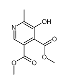 dimethyl 5-hydroxy-6-methylpyridine-3,4-dicarboxylate structure