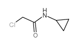 2-氯-N-环丙基乙酰胺结构式