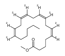 Arachidonic Acid methyl ester-d8结构式
