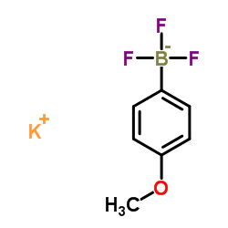 Potassium trifluoro(4-methoxyphenyl)borate(1-) Structure