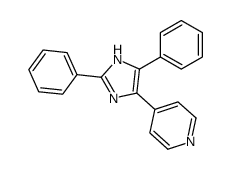 4-(2,4-diphenyl-1H-imidazol-5-yl)pyridine Structure