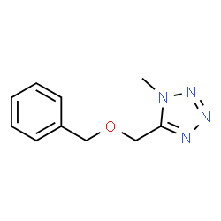 1-甲基-5-[(苄氧基)甲基]-1H-四唑结构式