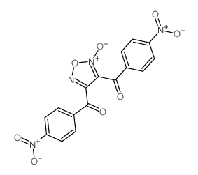 [4-(4-nitrobenzoyl)-2-oxido-1-oxa-5-aza-2-azoniacyclopenta-2,4-dien-3-yl]-(4-nitrophenyl)methanone结构式