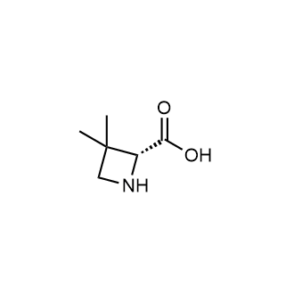 (R)-3,3-dimethylazetidine-2-carboxylic acid Structure