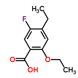 Benzoic acid, 2-ethoxy-4-ethyl-5-fluoro- (9CI) Structure
