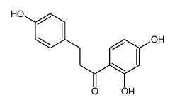 2,4-二羟基-3-(p-羟基苯基)-苯丙酮结构式