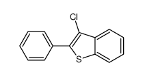 3-chloro-2-phenyl-1-benzothiophene结构式