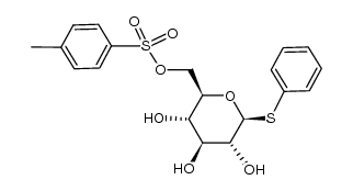 1-phenylthio-6-O-p-toluenesulfonyl-β-D-glucopyranoside Structure
