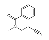 N-(2-氰基乙基)-N-甲基苯甲酰胺结构式