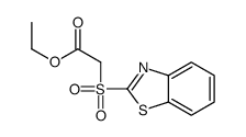 ethyl 2-(1,3-benzothiazol-2-ylsulfonyl)acetate Structure