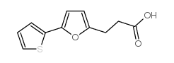 3-(5-噻吩-2-呋喃基-2-基)丙酸结构式