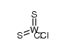 dichlorodisulfidotungsten(VI)结构式