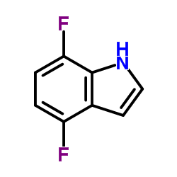 4,7-二氟吲哚结构式