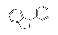 1-PHENYL-2,3-DIHYDRO-1H-INDOLE结构式