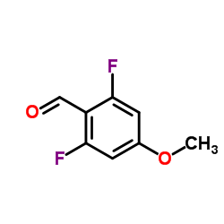2,6-Difluoro-4-methoxybenzaldehyde Structure