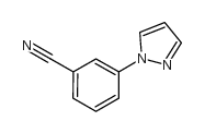 3-(1H-吡唑-1-基)苯甲腈结构式