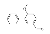 6-甲氧基联苯-3-甲醛结构式