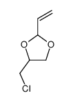 1,3-Dioxolane, 4-(chloromethyl)-2-ethenyl-结构式
