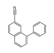 2-Cyano-8-phenylnaphthalene结构式