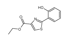 ethyl 2-(2-hydroxyphenyl)thiazole-4-carboxylate结构式