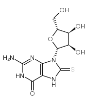 8-thioguanosine结构式