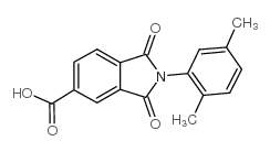 2-(2,5-二甲基苯基)-1,3-二氧基吲哚啉-5-羧酸结构式