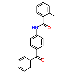 N-(4-Benzoylphenyl)-2-iodobenzamide Structure