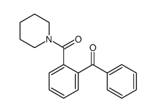 phenyl-[2-(piperidine-1-carbonyl)phenyl]methanone结构式