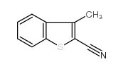 2-氰基-3-甲基苯并噻吩结构式