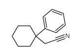 Cyclohexaneacetonitrile, 1-phenyl- Structure