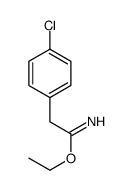 2-(4-氯苯基)-乙脒酸乙酯结构式