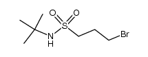 3-bromo-propane-1-sulfonic acid tert-butylamide Structure